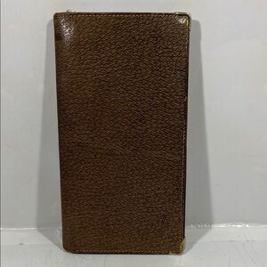 Gucci Brown Textured Leather Wallet